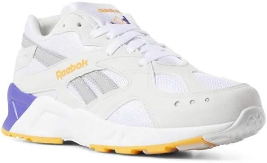 Кроссовки мужские Reebok Aztrek (Skull Grey/White/Digital) CN7473, белый/фиолетовый/серый/золотой — фото 2
