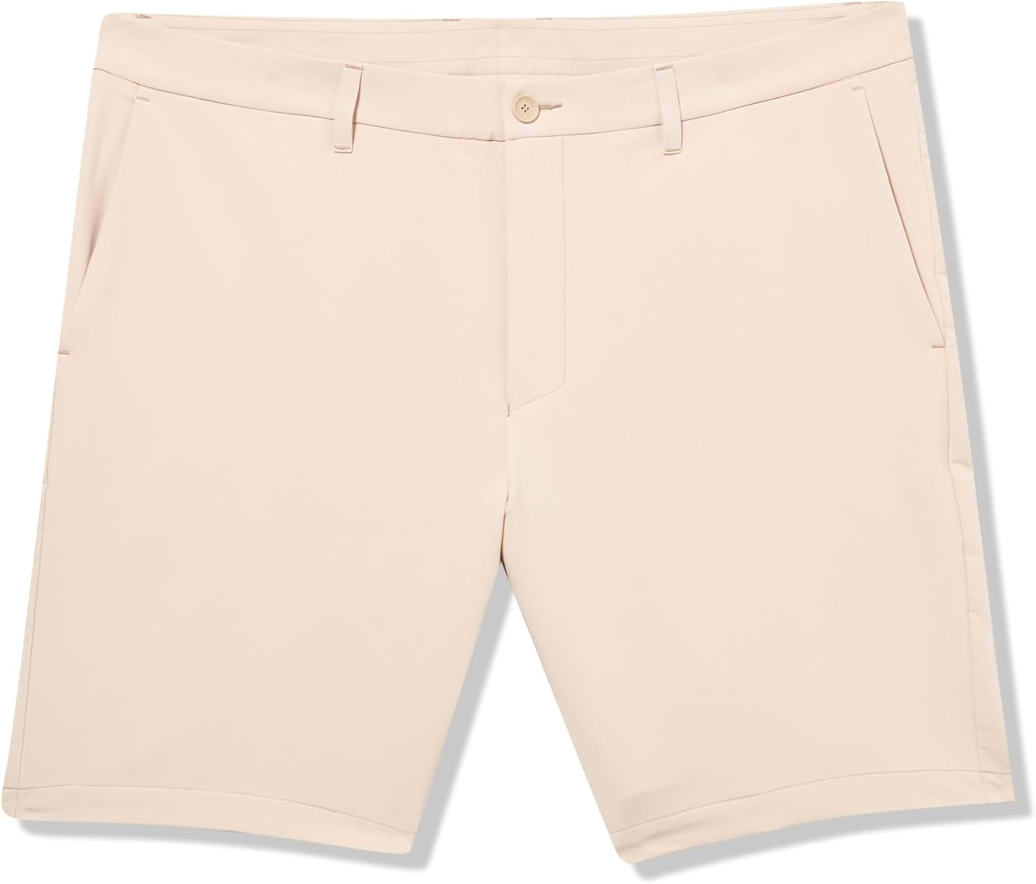 

BOSS Мужские техно-твилловые чинос шорты, Stone Beige
