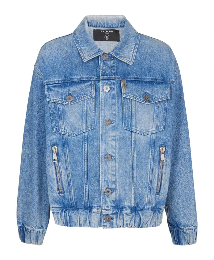 

Джинсовая куртка Balmain, синий