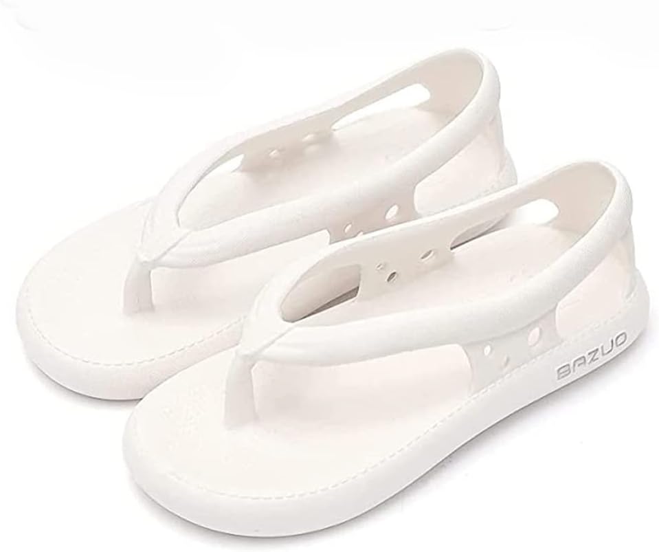 

MoriAction 2023 Новые женские и мужские нескользящие тапочки, удобные тапочки Bazuo, нескользящие шлепанцы Bazuo, летние слайды Bazuo для женщин и мужчин, белый