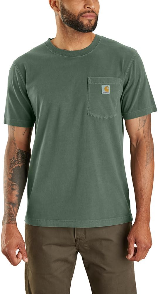 

Футболка Carhartt с карманом, расслабленного кроя, окрашенная в процессе пошива, Mountain View
