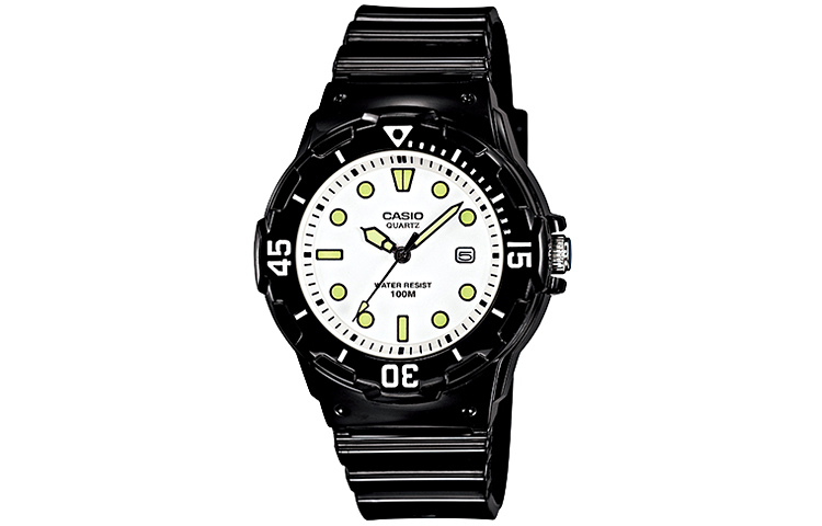

CASIO Женские молодежные часы 34,2 мм белого цвета LRW-200H-7E1