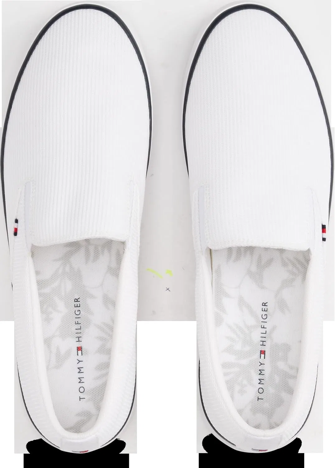 Мужские низкие кроссовки Tommy Hilfiger Th Hi Vulc Core II Slipon Fm0fm05514, White — фото 4