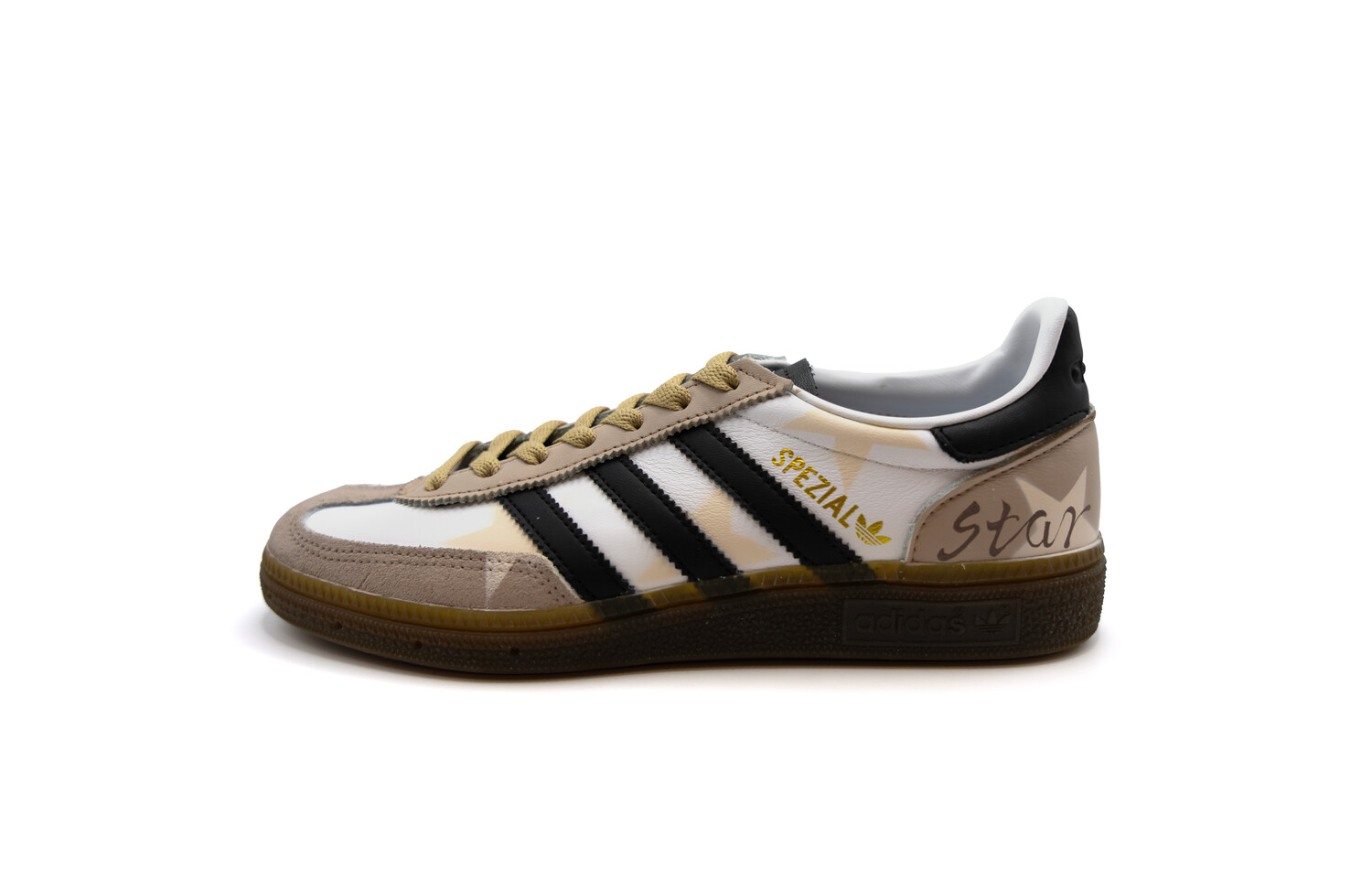 

Кроссовки adidas originals Handball Spzl Skateboarding Shoes Unisex Low-top White, Black, Yellow, черный
