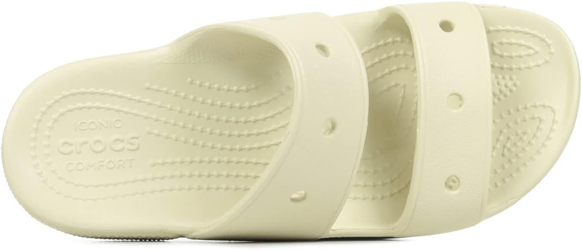 Сандалии Crocs Unisex Classic для взрослых с двумя ремешками, Bone — фото 2