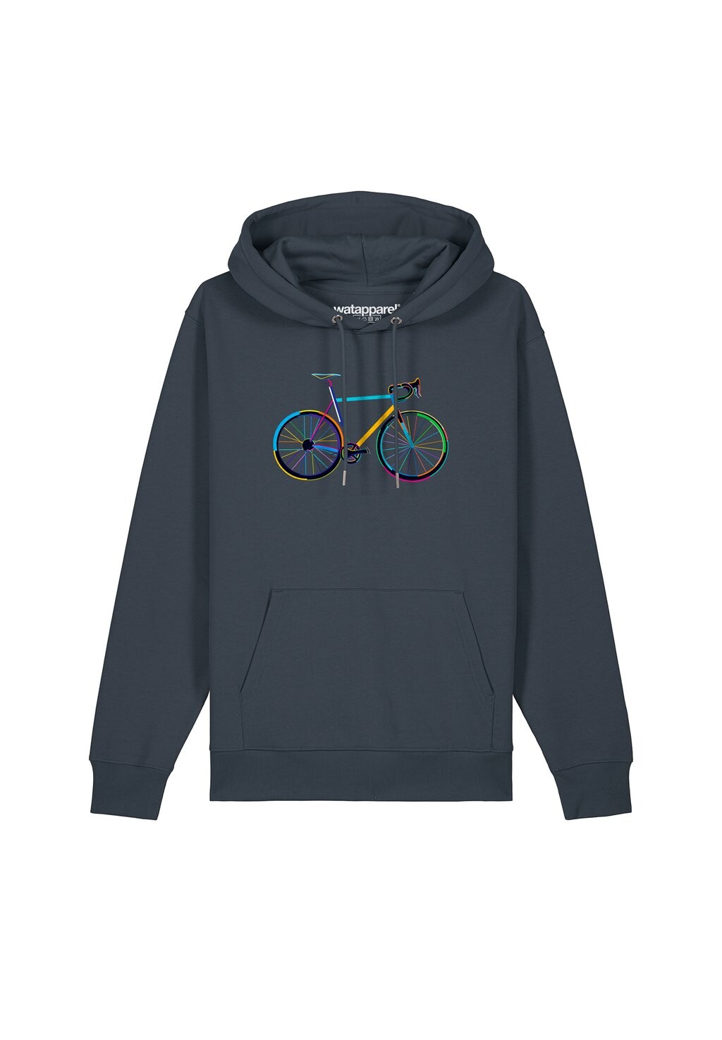 

Толстовка с капюшоном FAHRRAD BY NIGHT watapparel, антрацит