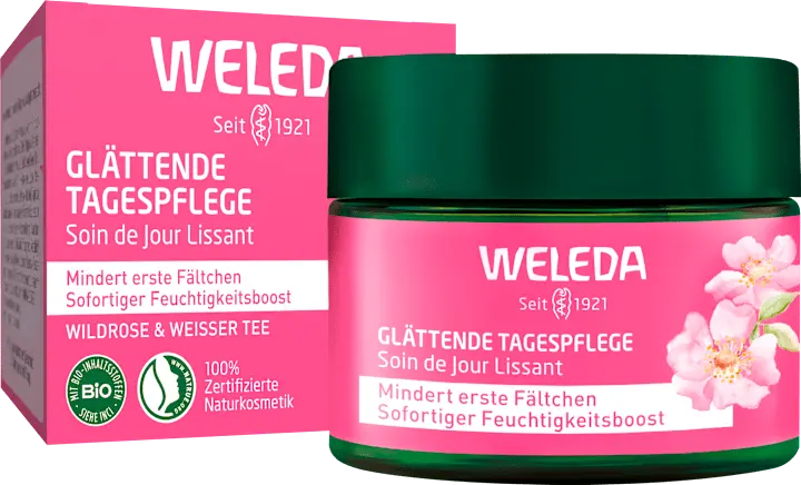 

Дневной крем WELEDA Tagescreme glättend Wildrose, 40 ml