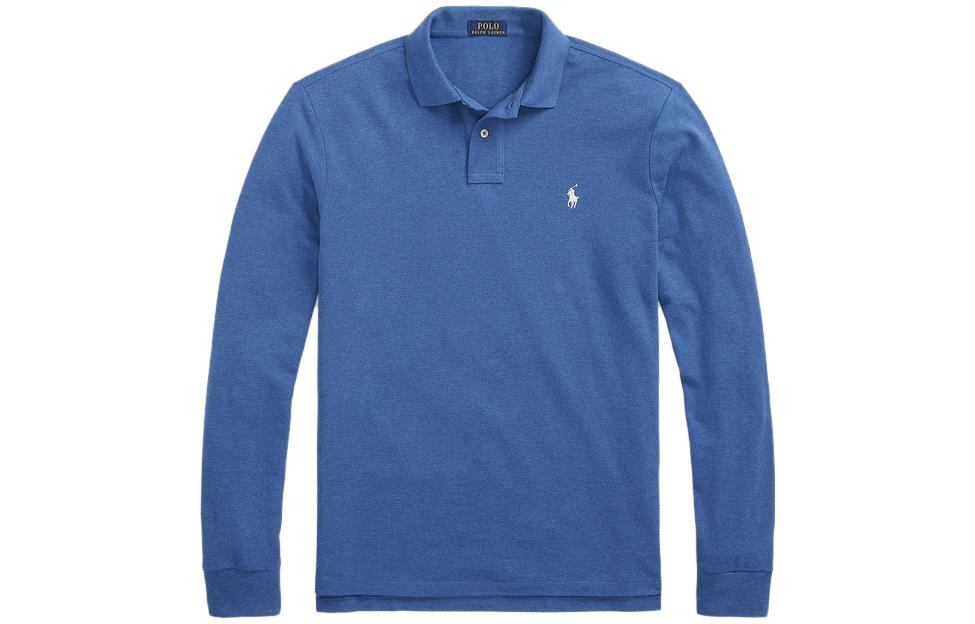 

Polo Ralph Lauren Мужская рубашка-поло FW23 синего цвета