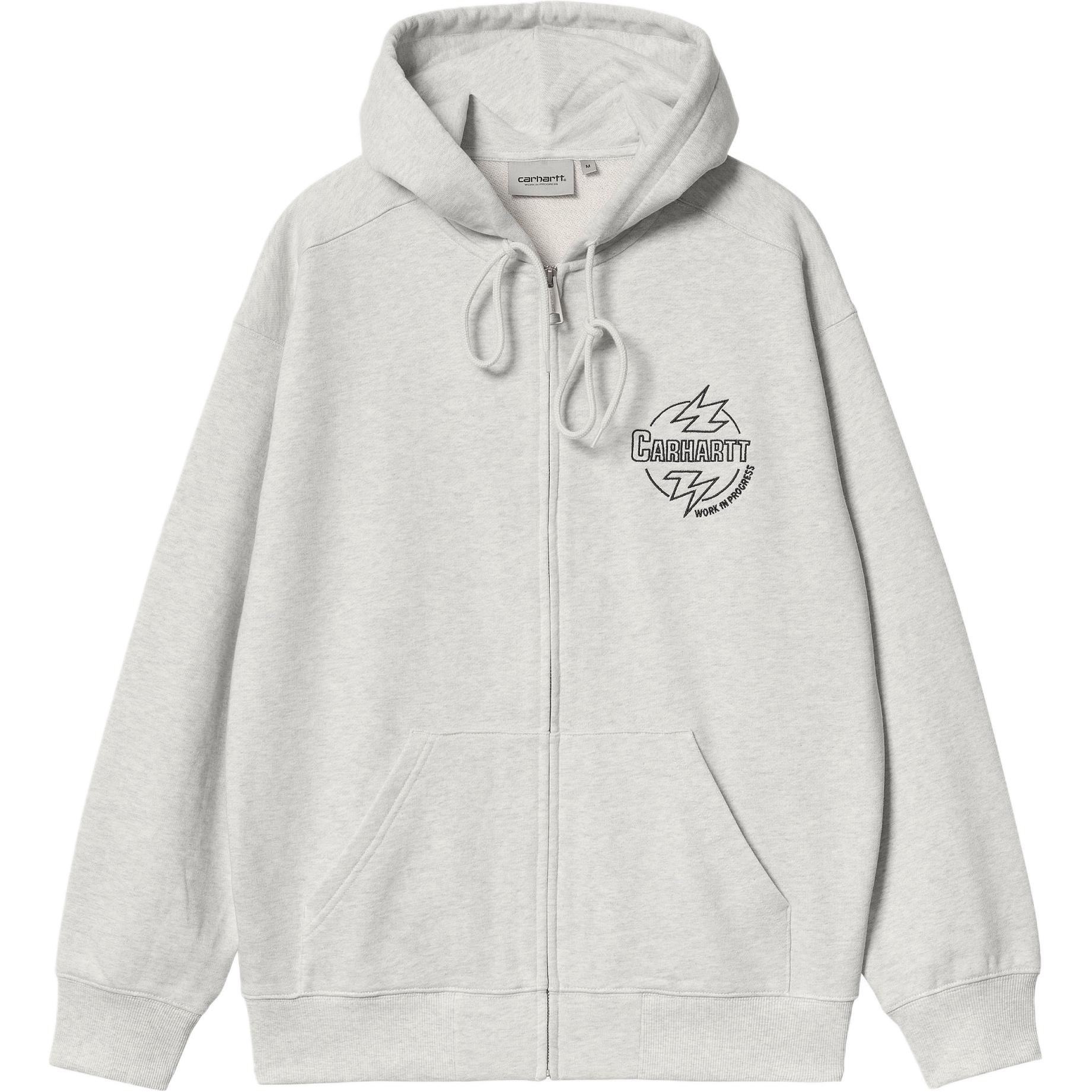 

Carhartt WIP Мужская серая куртка с капюшоном, Gray