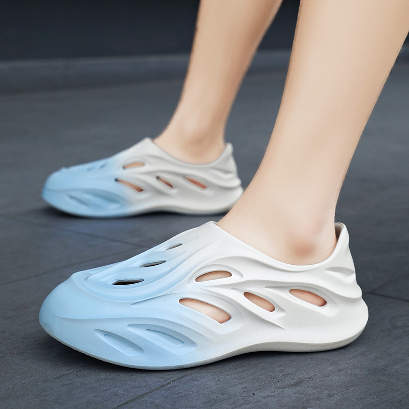 NANJIREN Клоги мужские бежево-зеленые, цвет Beige Green — фото 3