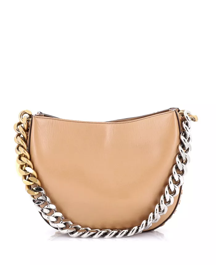 

Средняя сумка через плечо Frayme из искусственной кожи Pre-Owned Stella McCartney, коричневый/бежевый