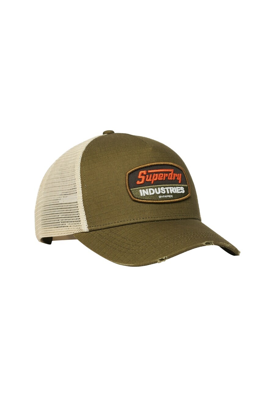 

Бейсболка Superdry Cap Dirt Road, цвет khaki/dark green