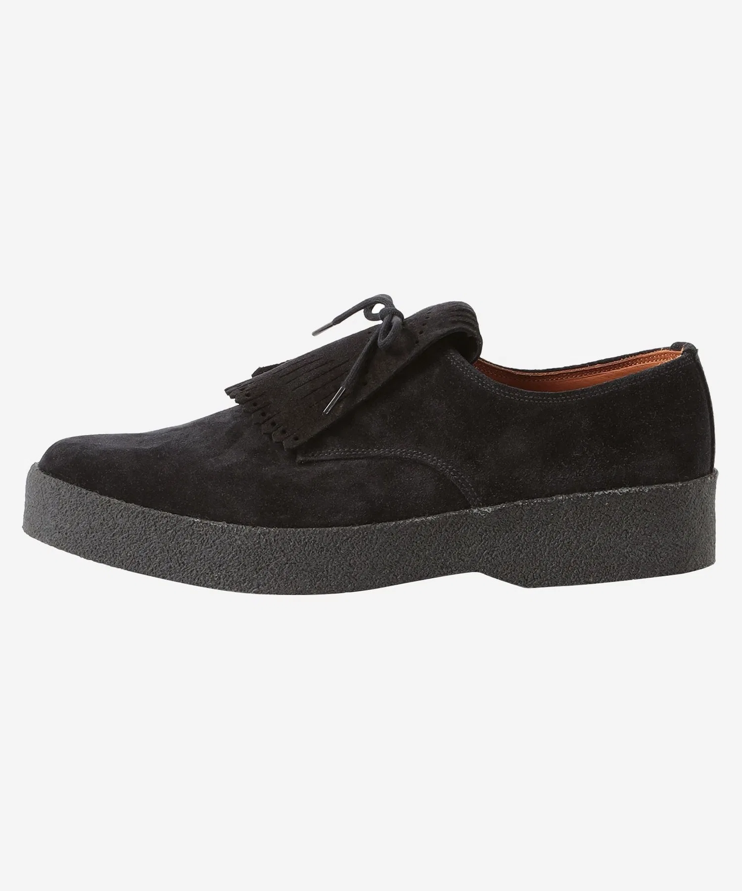 Мужские замшевые кроссовки MACKINTOSH LONDON SANDERS Brit Shoe чёрные