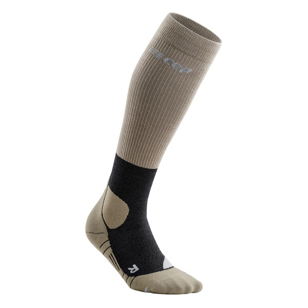 

Компрессионные носки Cep Hiking Merino Socks, цвет Sand/Grey