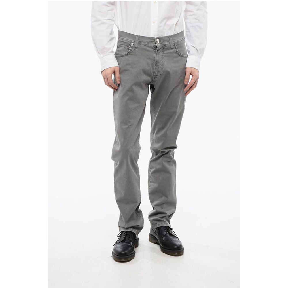 

Серые хлопковые джинсы Деним Corneliani, Gray