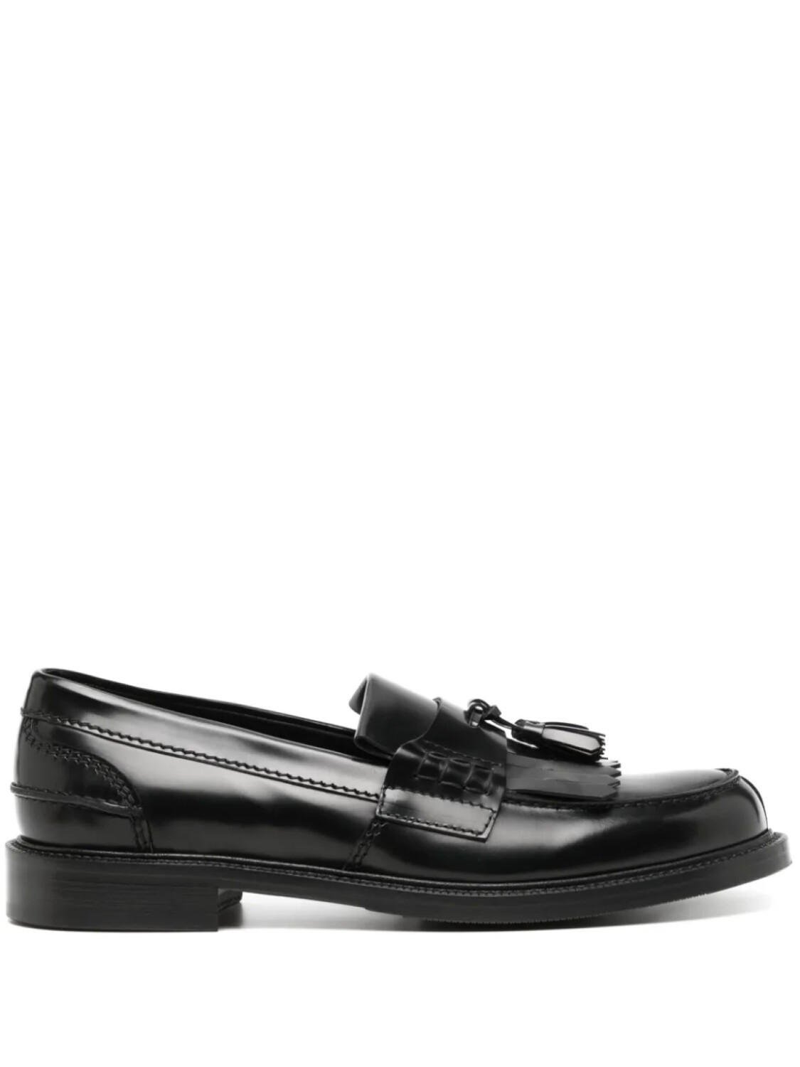 

Кожаные мокасины Kiton, черный