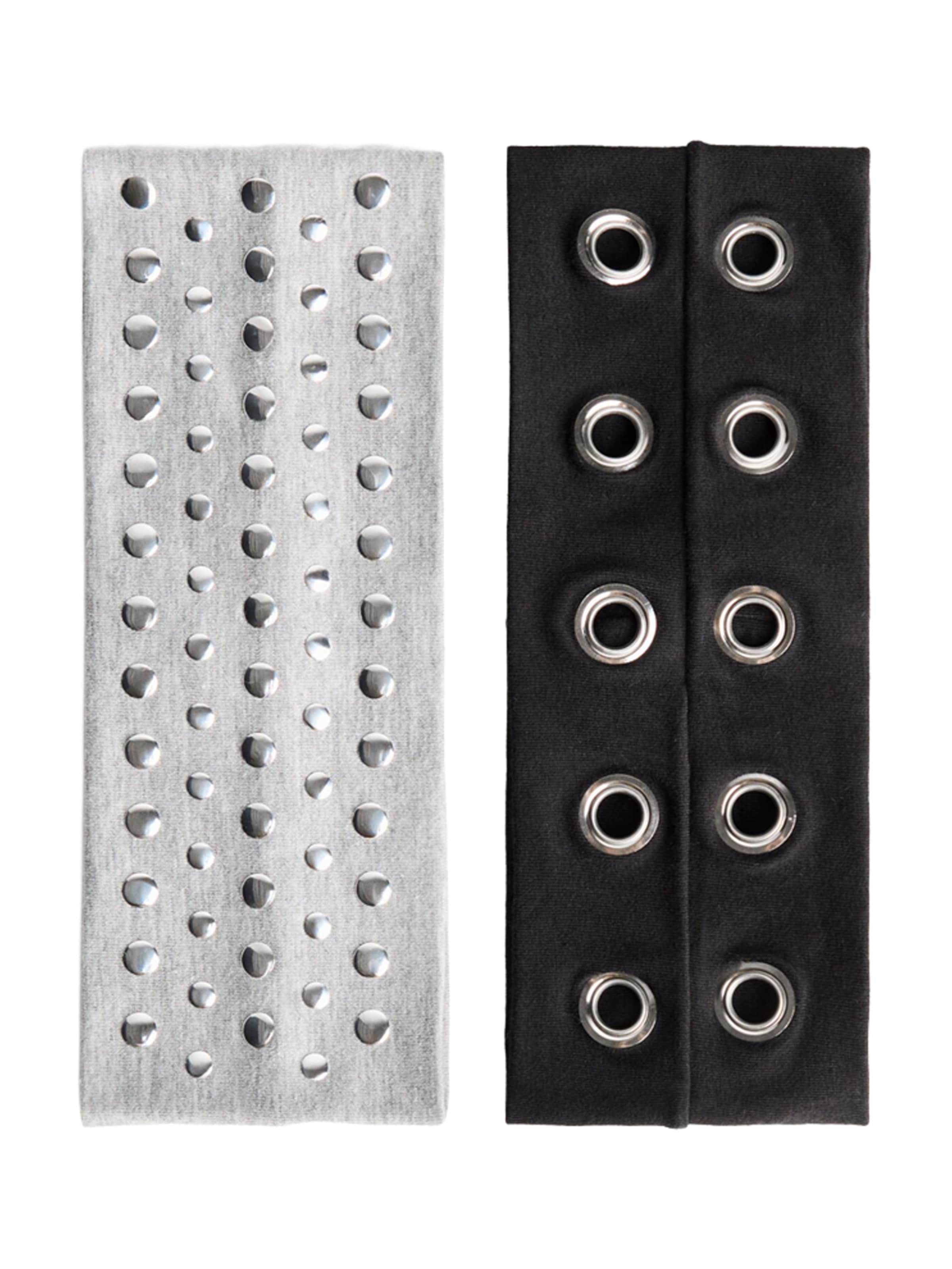 

Bershka Аксессуар для волос в сером и черном цвете