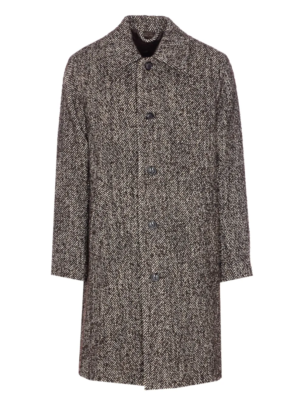 

Однобортное пальто на пуговицах NN07, коричневый