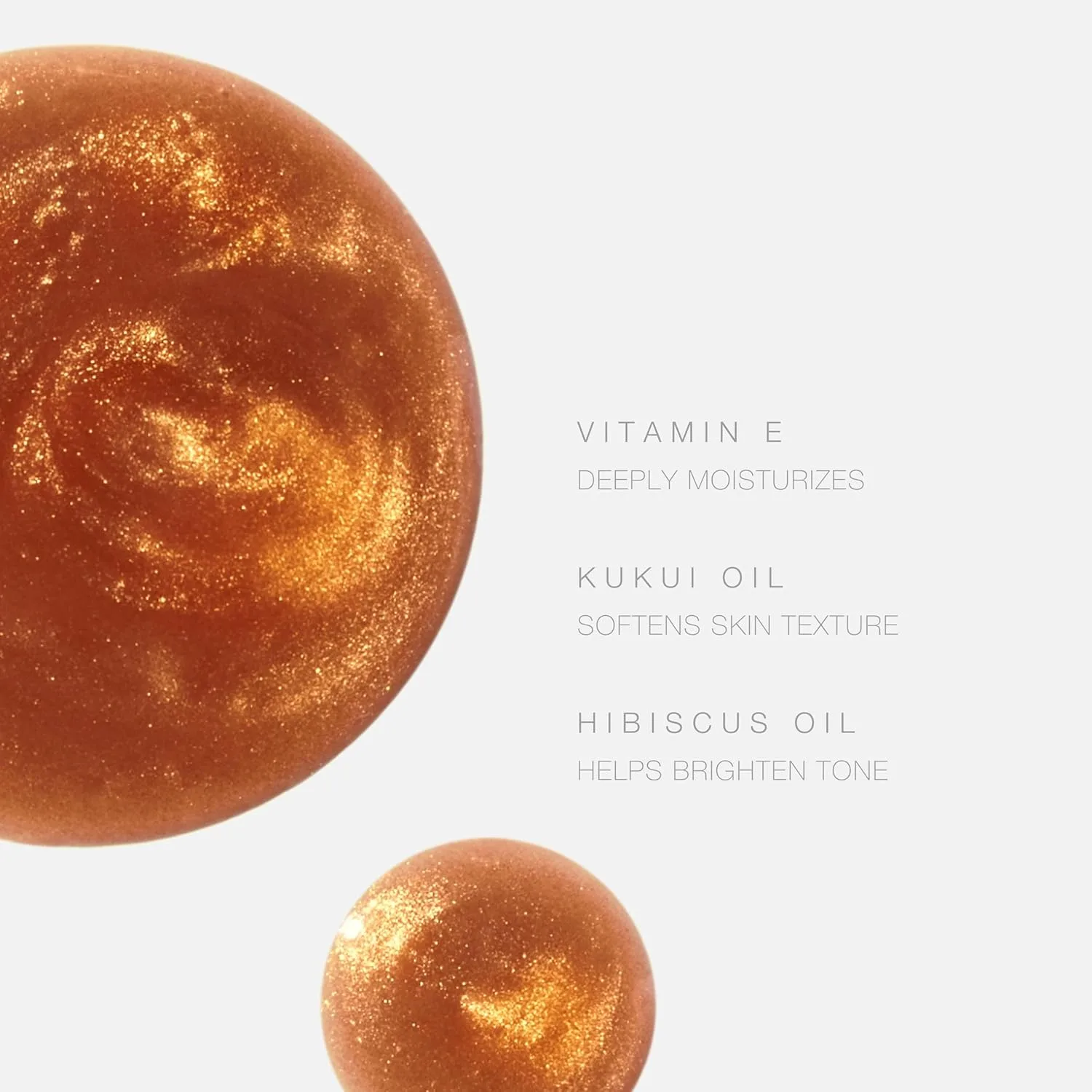 Hampton Sun SPF 50 Sun Glow Luminous Body Oil, легкое мерцающее масло-гель с витамином E, маслами кукуи и гибискуса — фото 4