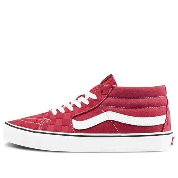 

Кроссовки sk8-mid mid-top skate shoes red Vans, красный