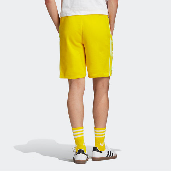 Шорты оригинальные blc 3 s короткие полосатые повседневные спортивные шорты Adidas, желтый — фото 4