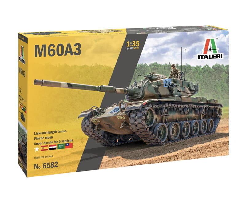 

Средний боевой танк Italeri 6582 1:35 M60 A3