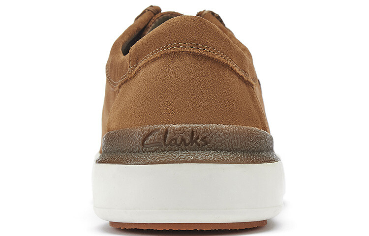 Мужские повседневные мужские низкие пшеничные Clarks — фото 3