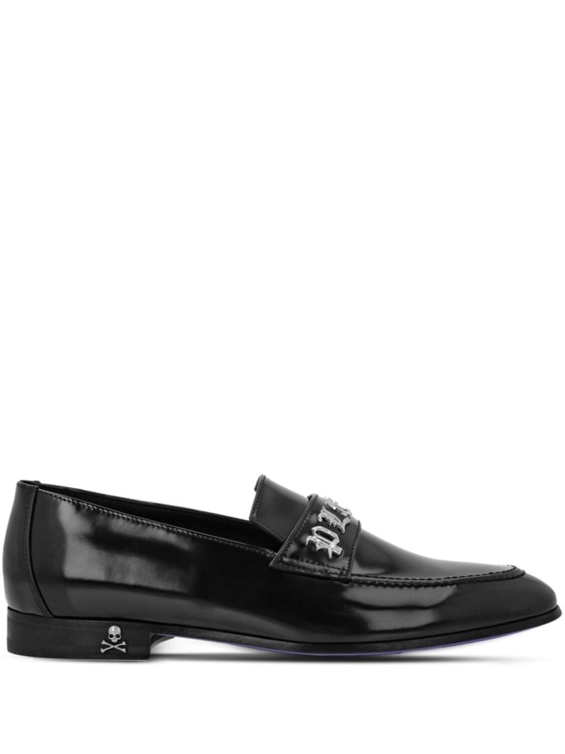 

Philipp Plein мокасины Gothic с логотипом, черный