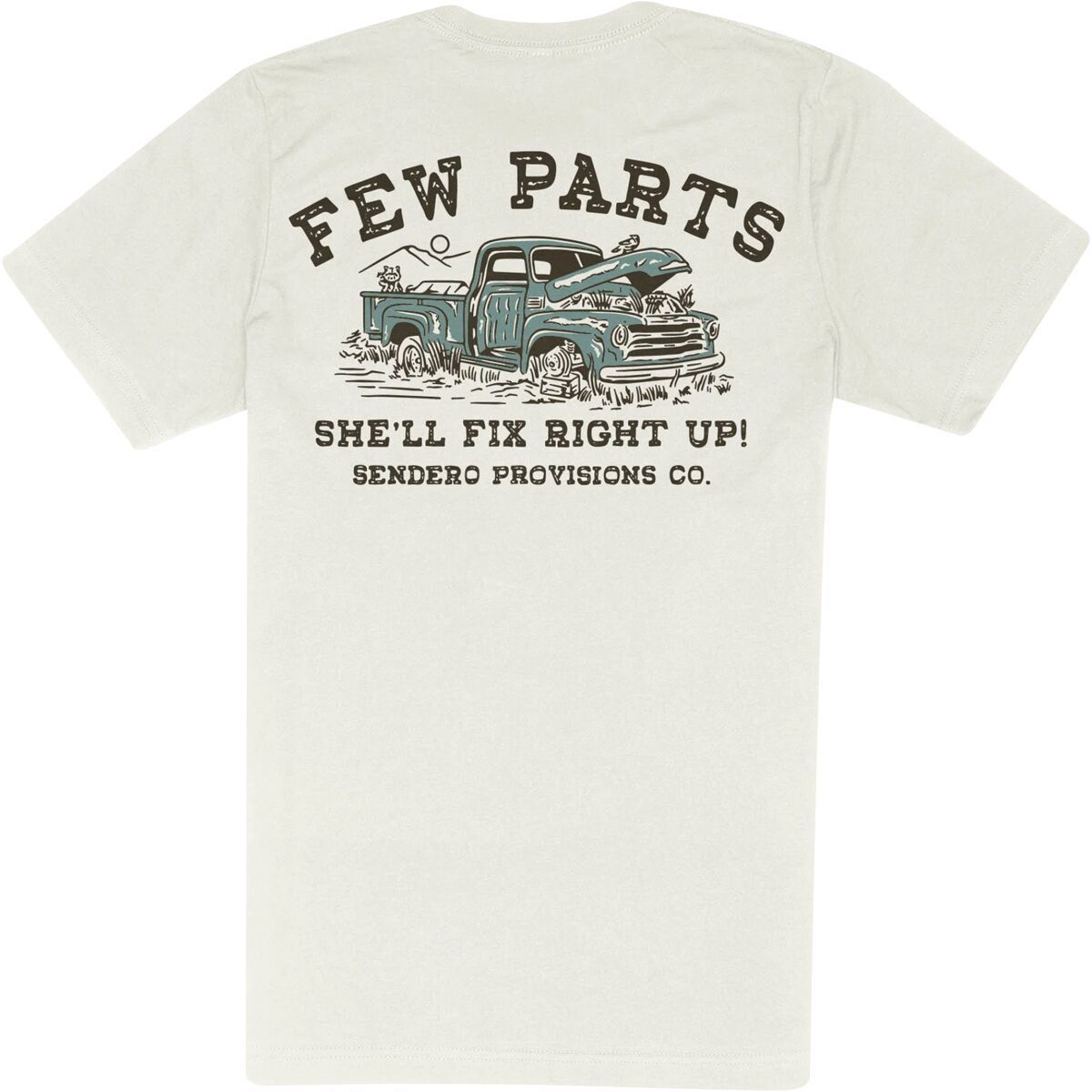 

Футболка с вырезами Sendero Provisions Co., белый