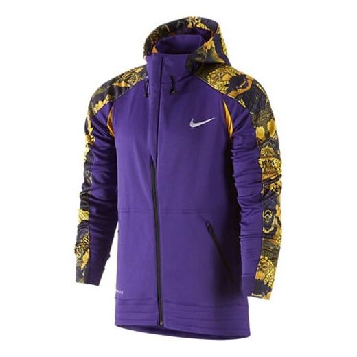 

Куртка Nike snake pattern Logo Pattern Hooded Jacket Purple, фиолетовый