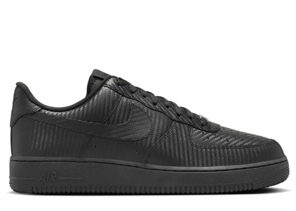 Кроссовки Nike Air Force 1 Low Black Carbon Fiber