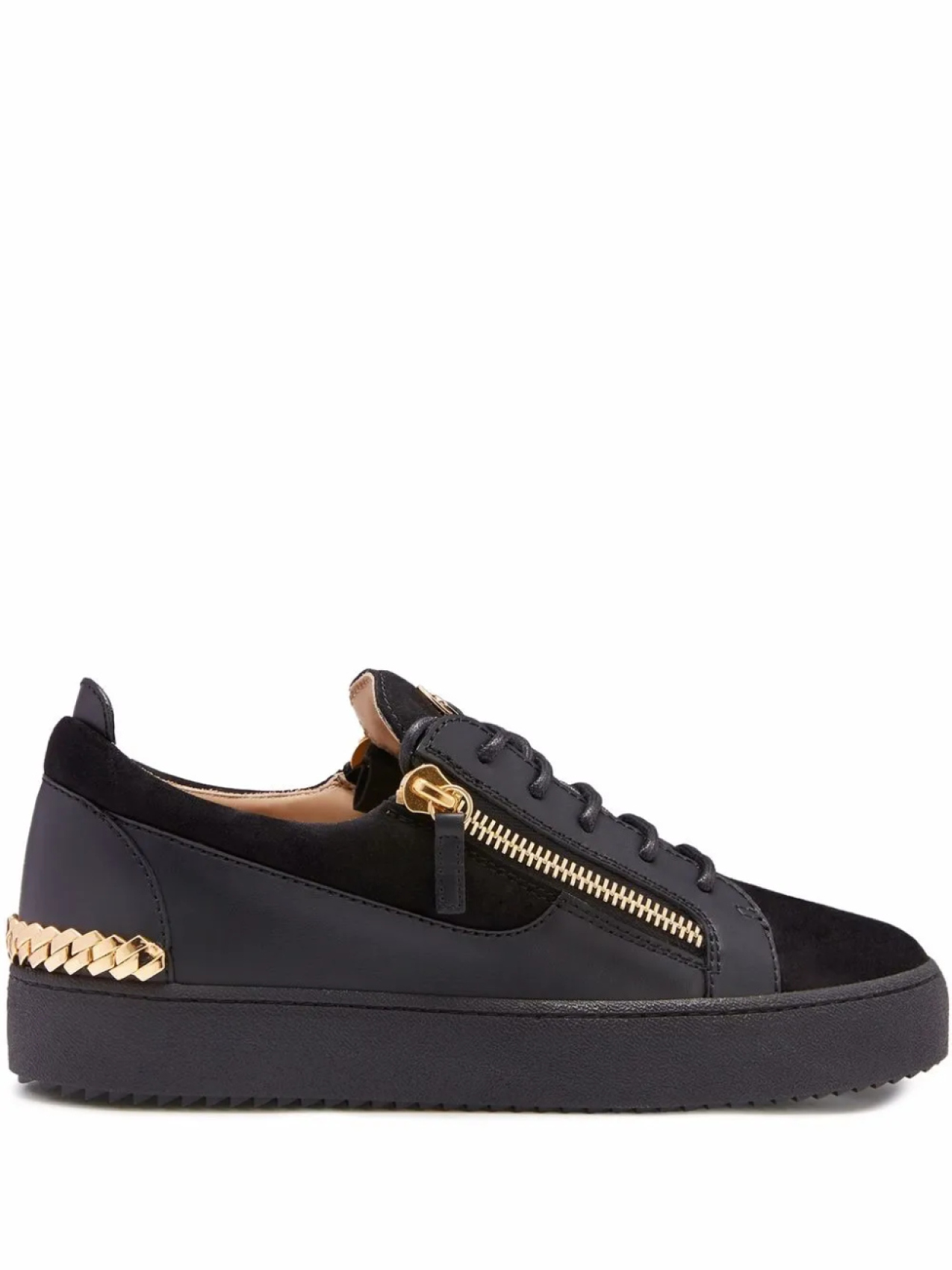 

Giuseppe Zanotti кеды Frankie с цепочкой, черный