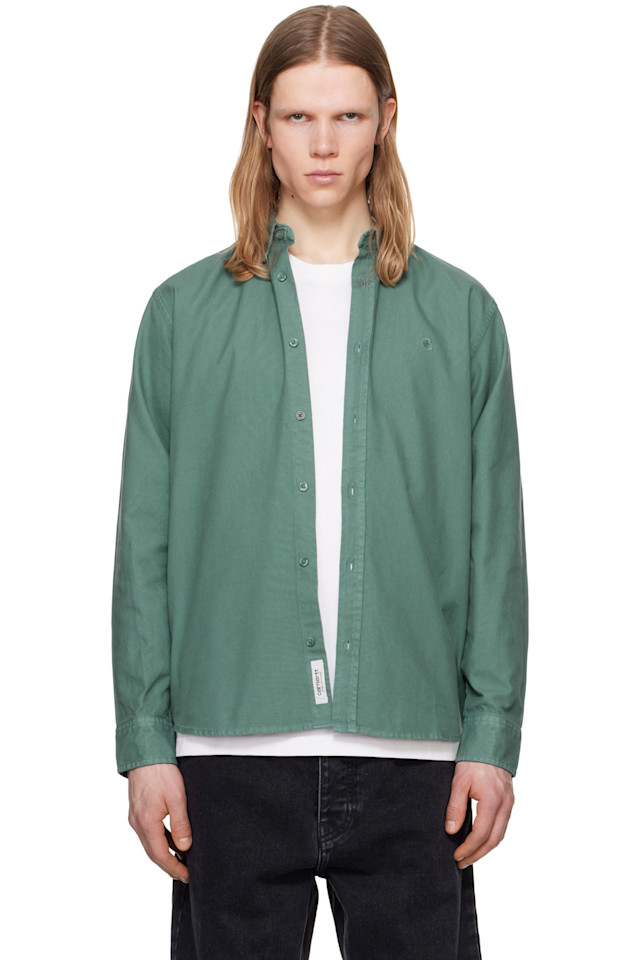 

Рубашка Bolton Carhartt Work In Progress, серебряный