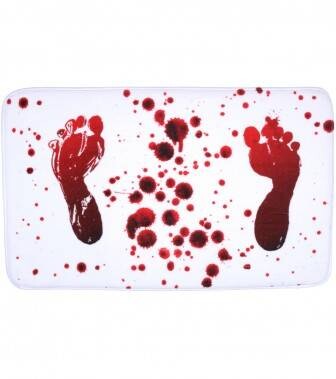 

Коврик для ванной SANILO Blood Feet 50x80 cm, 50x1,5x80 см, красный
