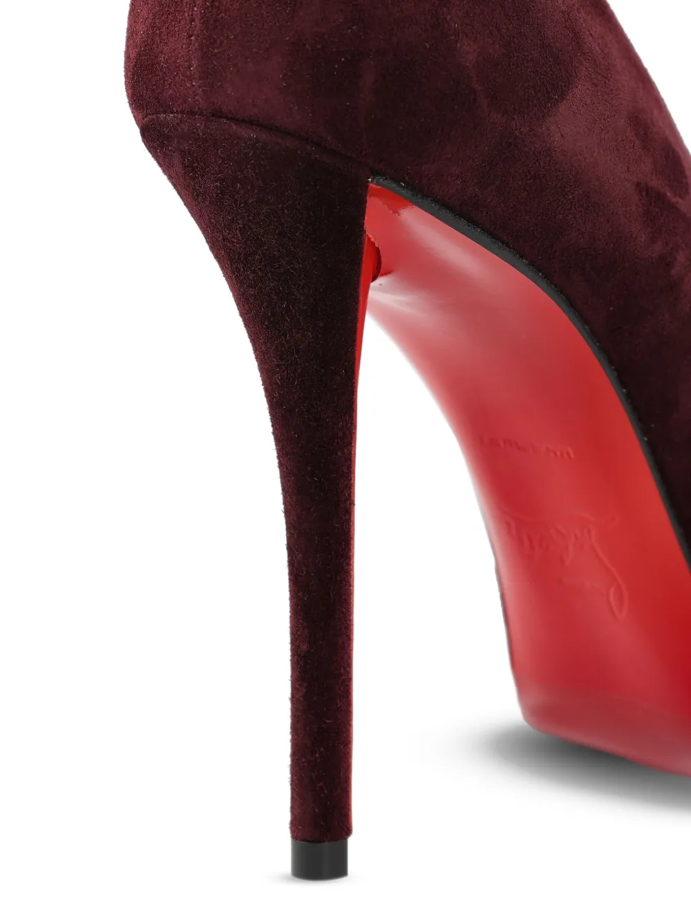 Туфли Miss Z 100 на шпильке с заостренным носком Christian Louboutin, красный — фото 3