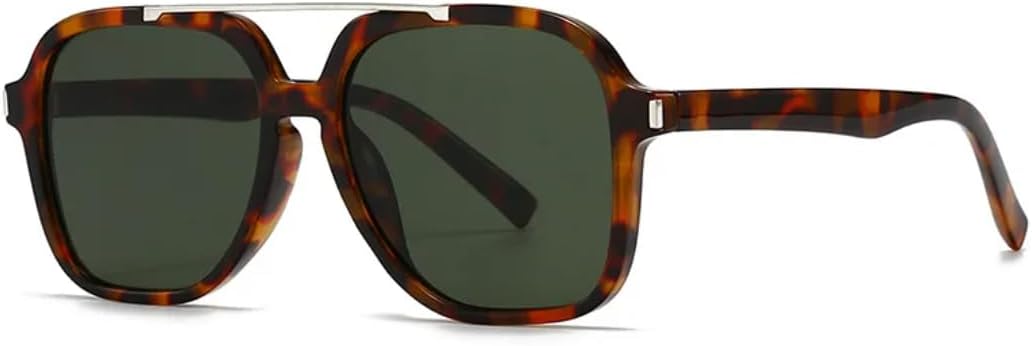 

Солнцезащитные очки с защитой UV400 | Увеличенные двойные перемычки и заклепки | Для женщин и мужчин | Для занятий спортом на открытом воздухе и вождения DSVIGF, C8 Leopard Green