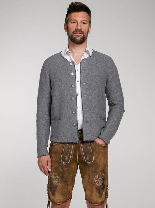 

Кардиган с вышивкой Spieth & Wenksy, серый