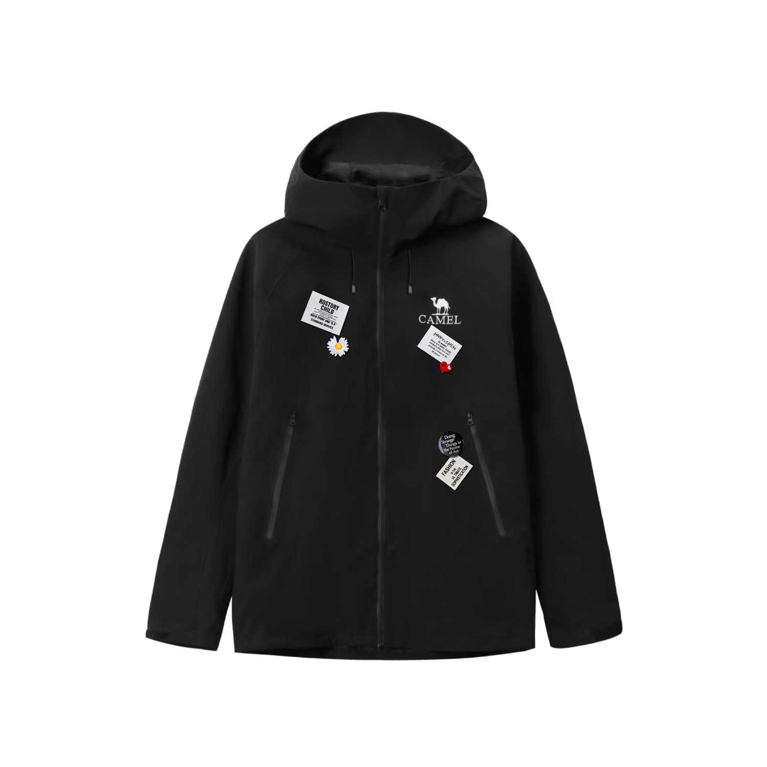 

Ветровка All weather Waterproof, Windproof, Thermal, Cold Resistant Unisex CAMEL, phantom черный