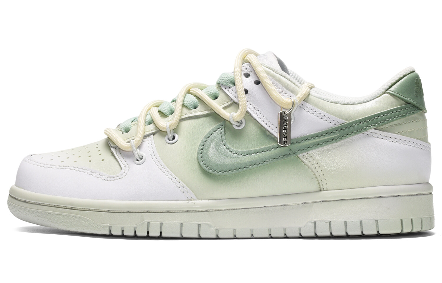 

Кроссовки Nike Dunk, белый/зеленый