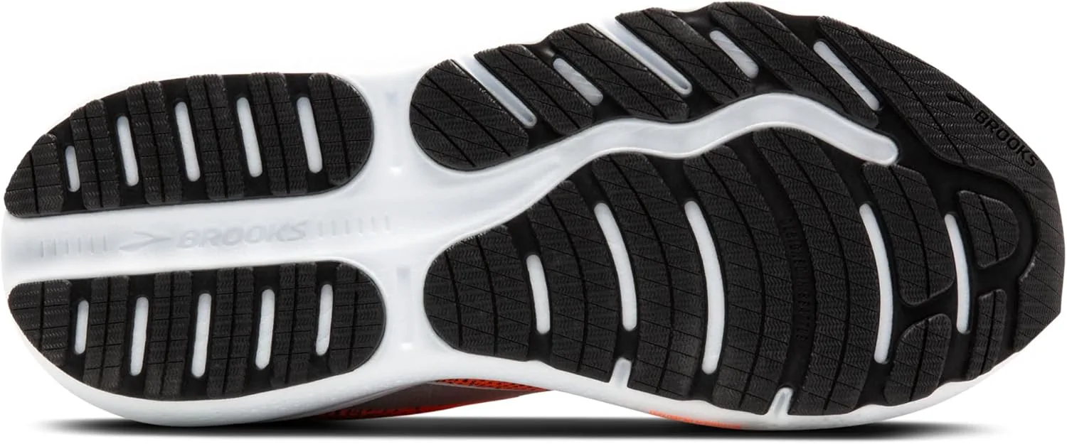 Мужские кроссовки Brooks Ghost Max 2 для бега и ходьбы, оранжевый/черный — фото 2