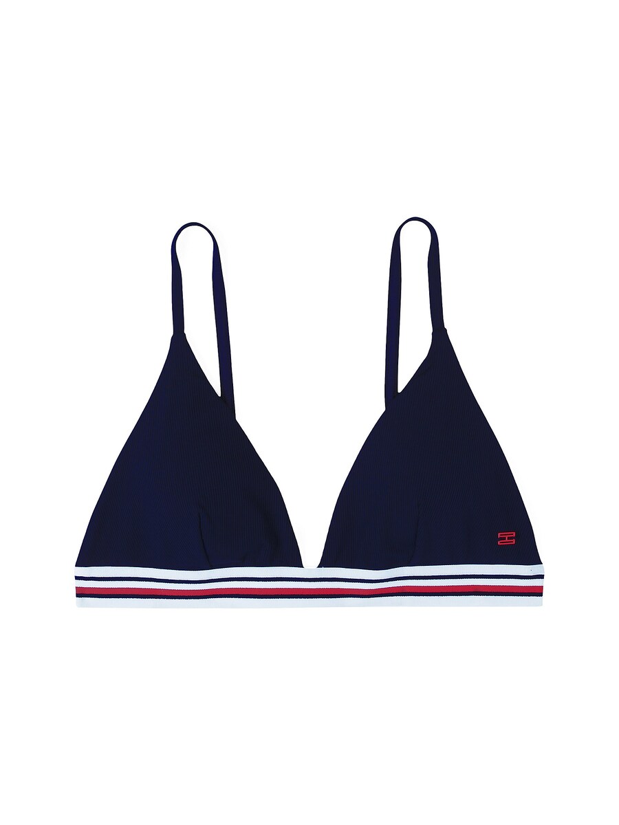 

Треугольный бикини-топ Tommy Hilfiger Underwear, темно-синий