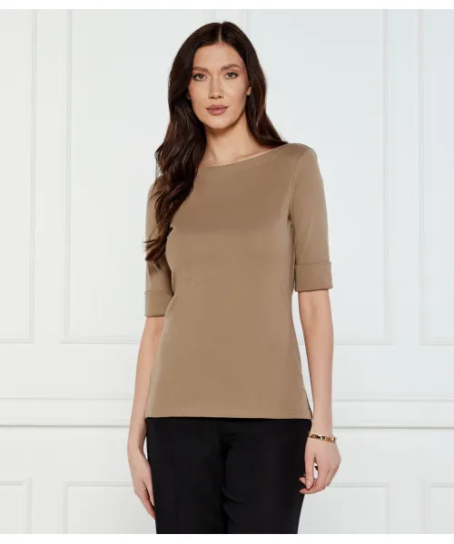 

Блуза Regular fit Lauren Ralph Lauren, коричневый