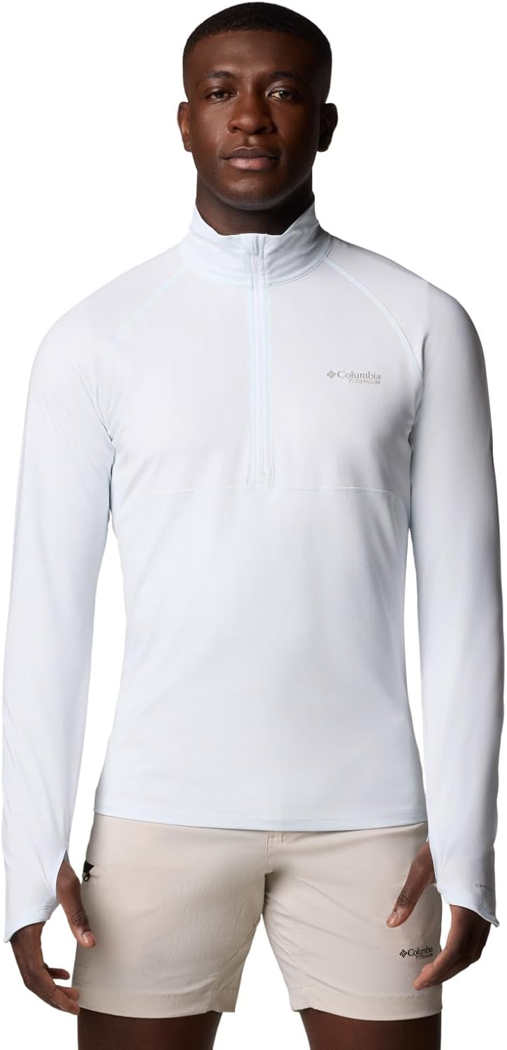 

Columbia мужская флисовая толстовка Summit Valley с длинным рукавом и молнией до половины, White