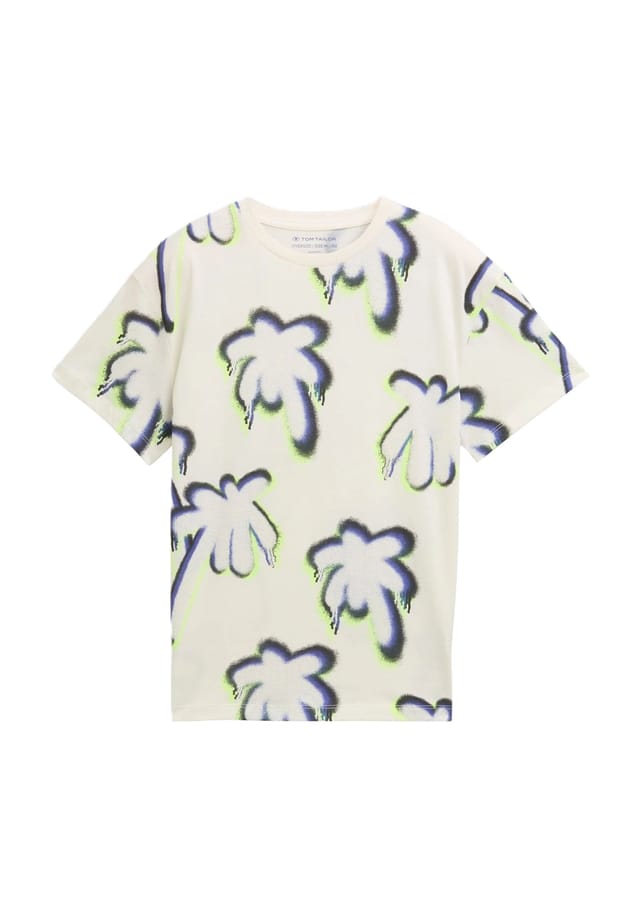 

Футболка хлопковая детская Tom Tailor, цвет 37786 sprayed palm
