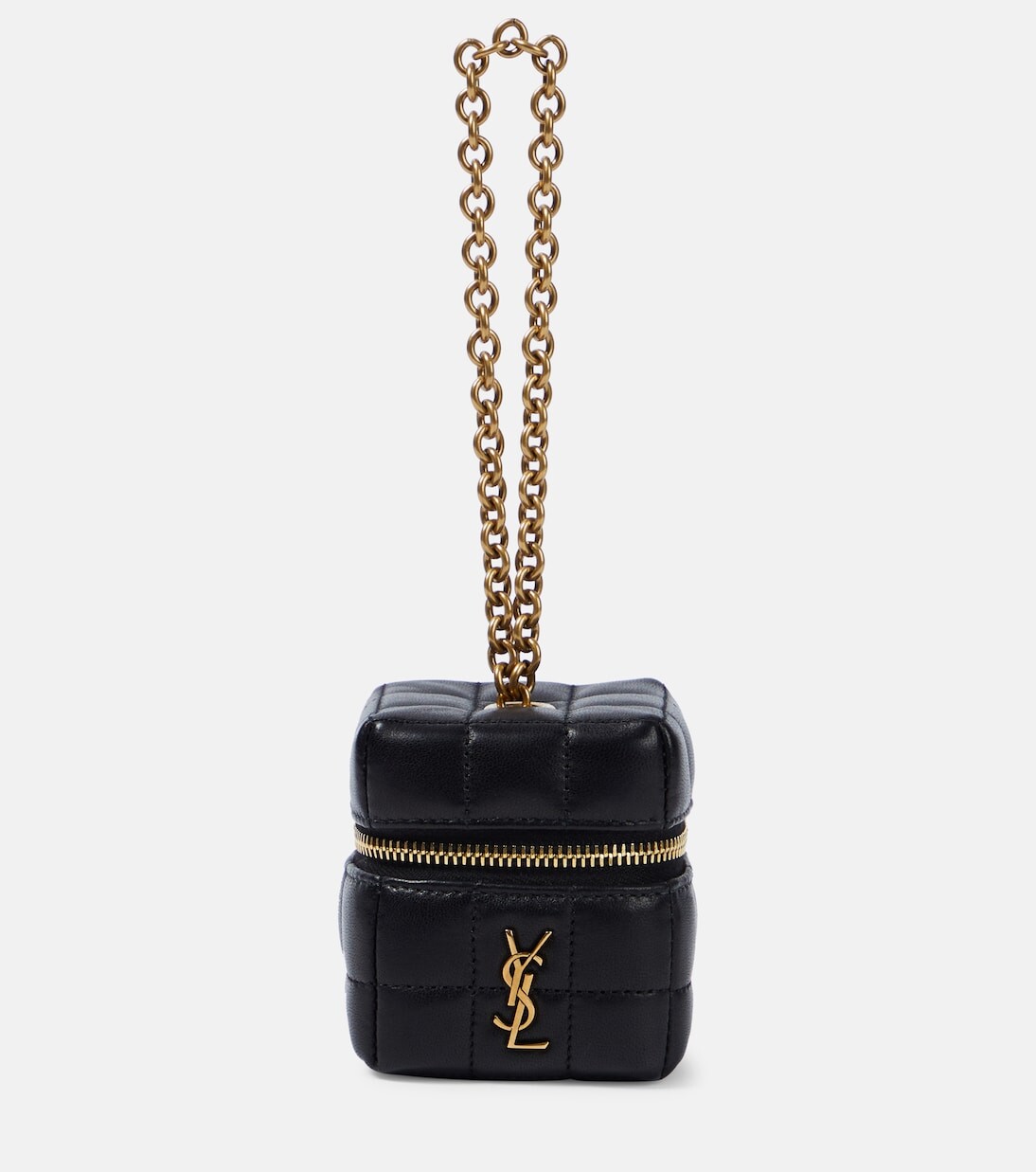 

Сумка cassandre mini из кожи матлассе Saint Laurent, черный