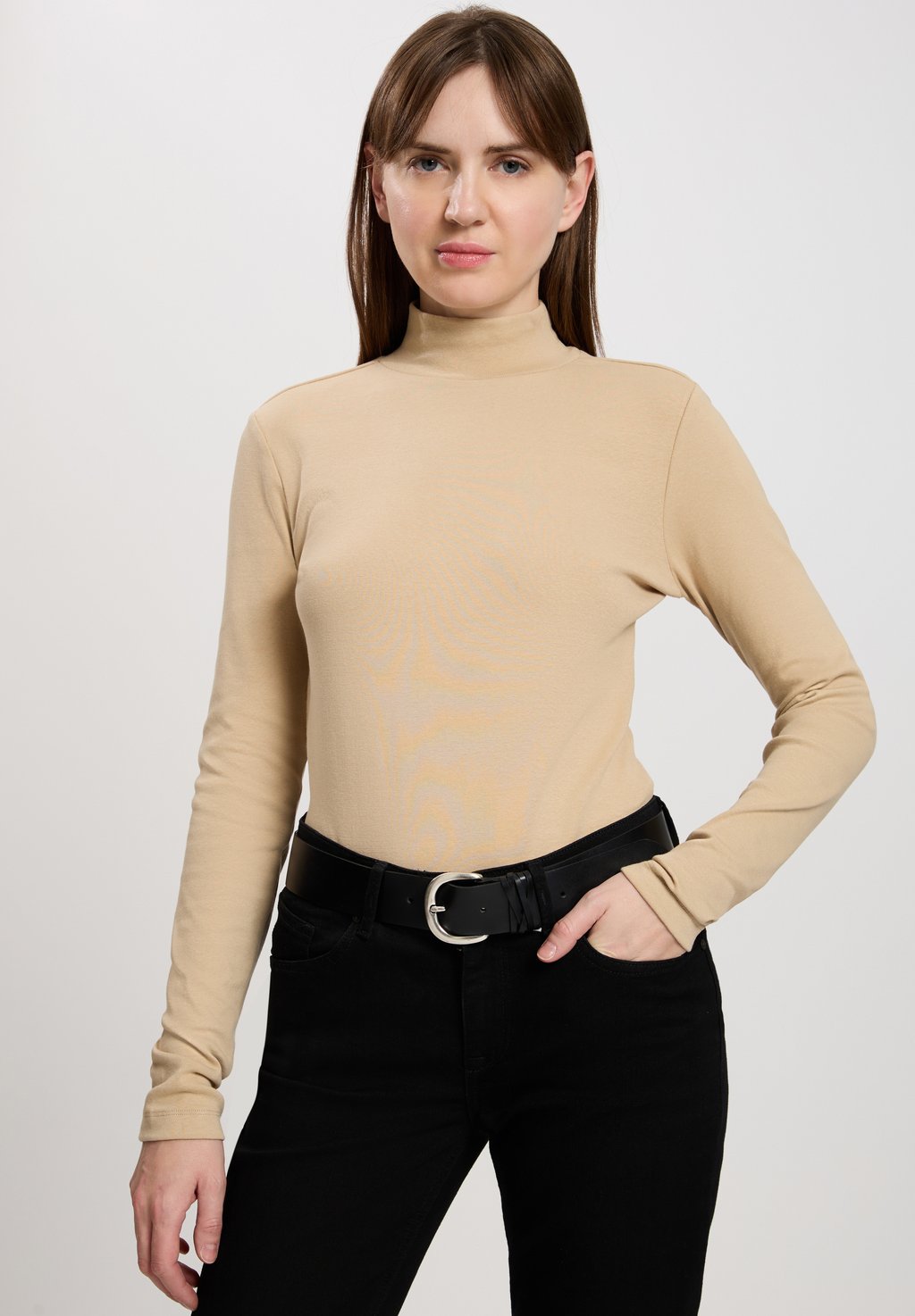 

Топ с длинными рукавами LANGARM Cross Jeans, фиолетовый