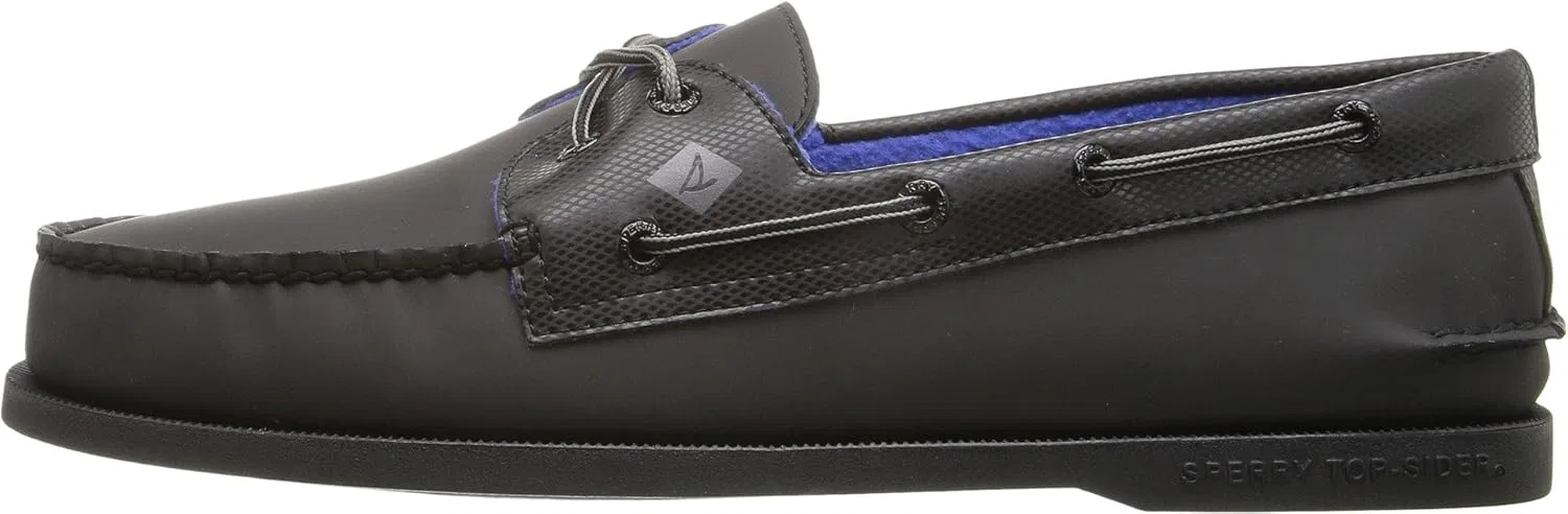 Мужские низкие туфли Sperry A/O 2-Eye Canvas Salt Washed 0836775, Black — фото 2