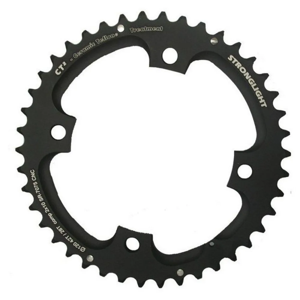 

Звездочка Stronglight CT2 Exterior 4B Sram 120 BCD, черный