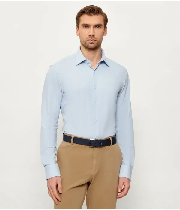 Футболка P-HANK-K-261 slim fit Boss, небесно-голубой
