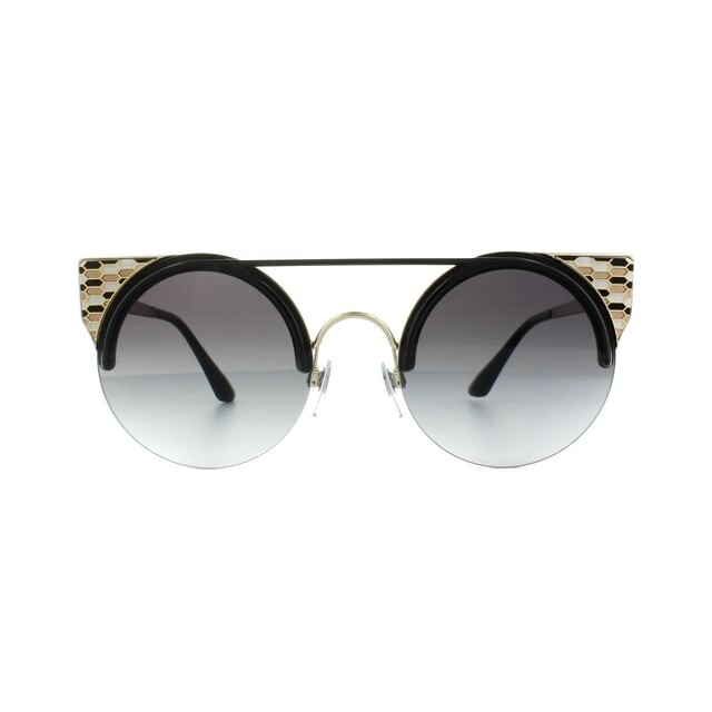 

Солнцезащитные очки Bvlgari bv6088 2018/8g бледно-золотисто-серые с градиентом Bulgari, черный